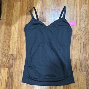NEW Grey Nursing Tank with Built in bra XL